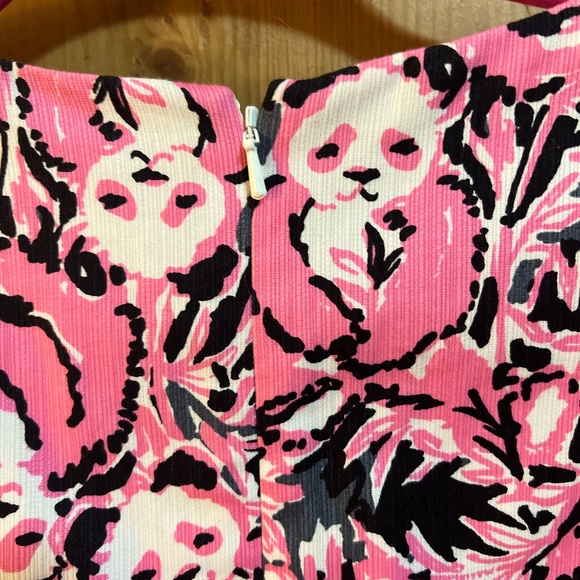 Lilly Pulitzer sz 12 Mila shift Hibiscus pink Hanging with my Boo - Picture 3 of 8
